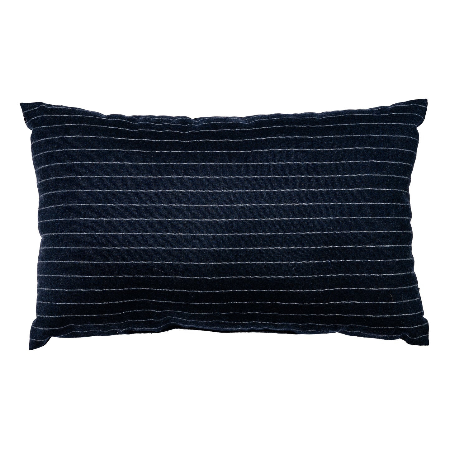 Multi Stripe Pillow Blue & Brown 19" x 12" - One of a Kind